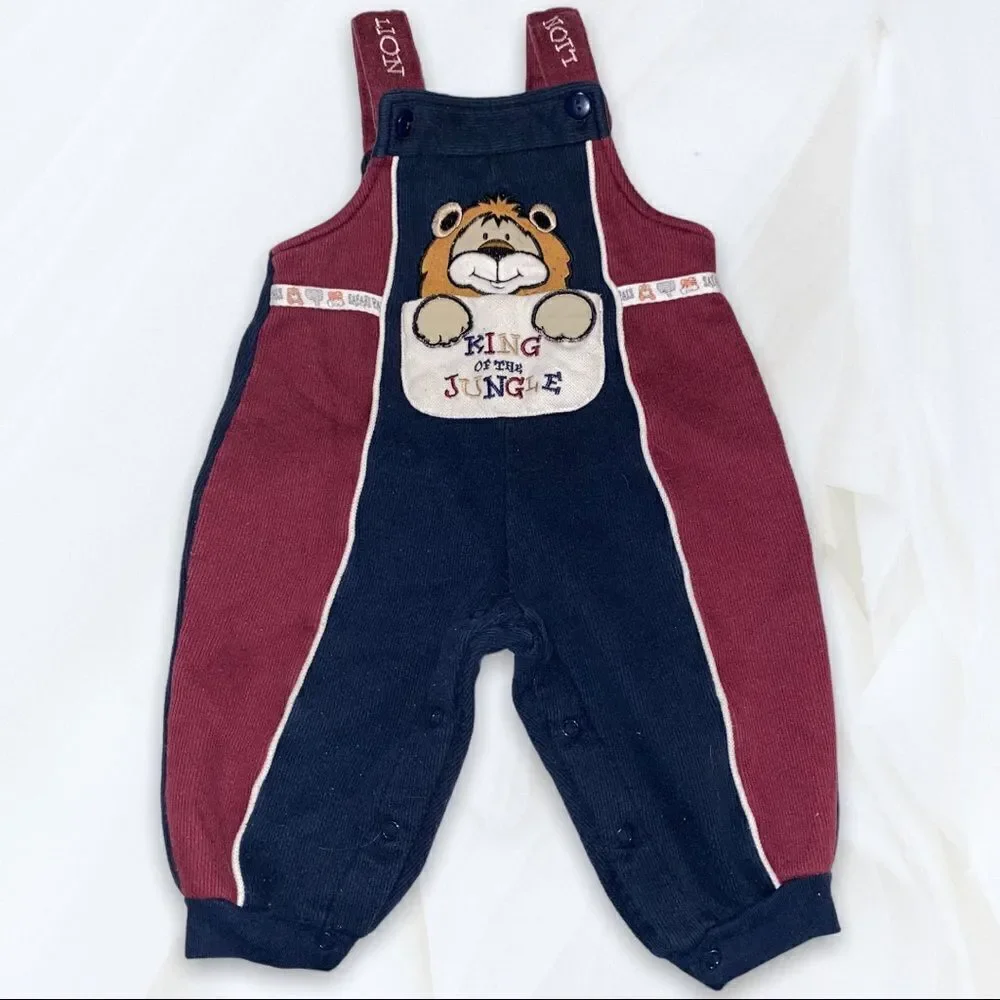 Vintage Sesame Street (18M) King of the Jungle Bubble Jumpsuit